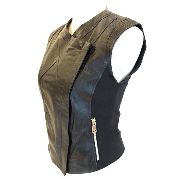 bebe Jackets & Blazers - BEBE Real Leather Vest